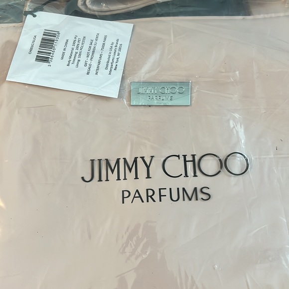 Jimmy Choo XL tote bag! Pink with Bling! Absolutely beautiful! New! Sealed - Picture 6 of 7